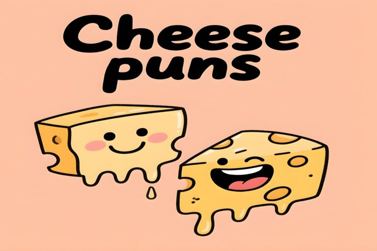 A humorous t-shirt adorned with various cheese puns, perfect for cheese lovers and pun enthusiasts.