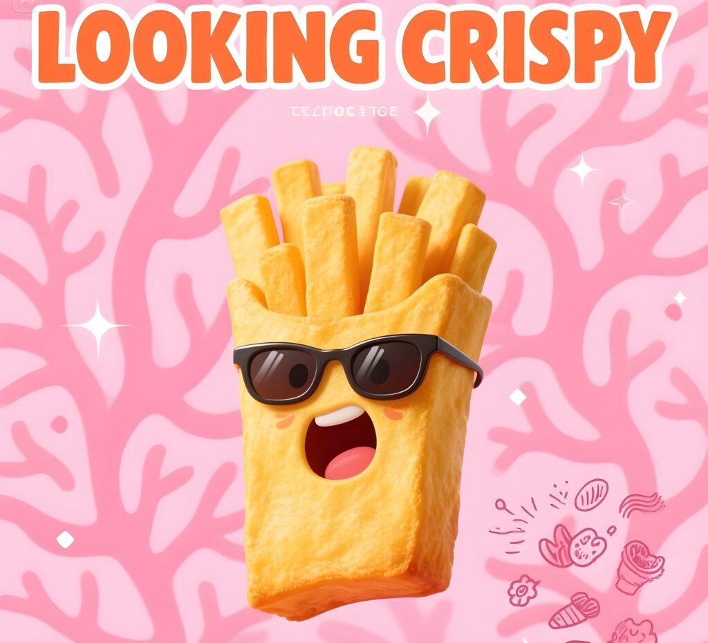 A tempting heap of crispy French fries, perfectly golden and inviting for a snack.